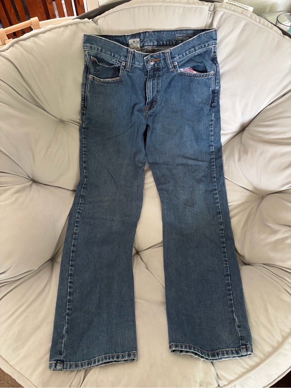 Men’s vintage Volcom Y2K black zip relaxed fit jeans